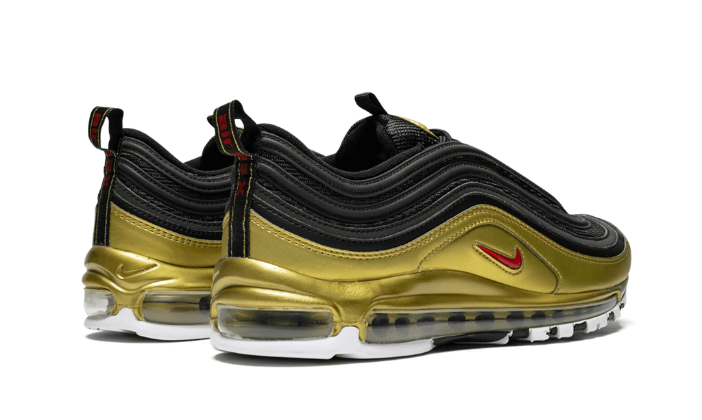 Nike Air Max Black 97 Metallic Gold Sneakers