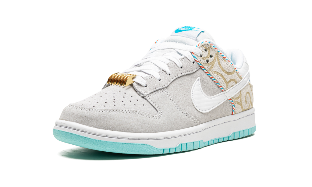 Nike Dunk Low Grey Barber Shop Sneakers