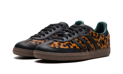 Adidas Samba Black Leopard Core Sneakers