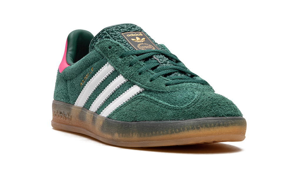 Adidas Green Gazelle Indoor Collegiate Lucid Pink Sneakers