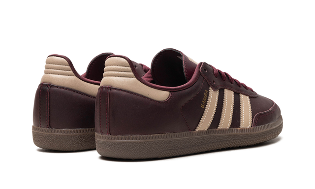 Adidas Samba Maroon Crystal Sneakers