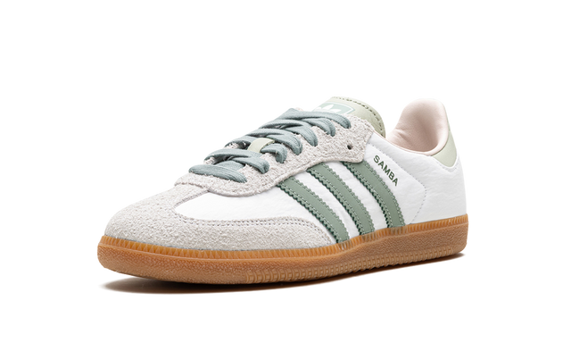 Adidas Samba Silver Green Sneakers