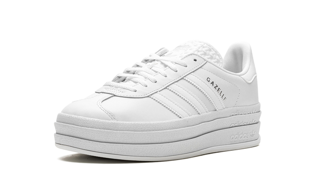Adidas Triple White Gazelle Bold Triple White Sneakers