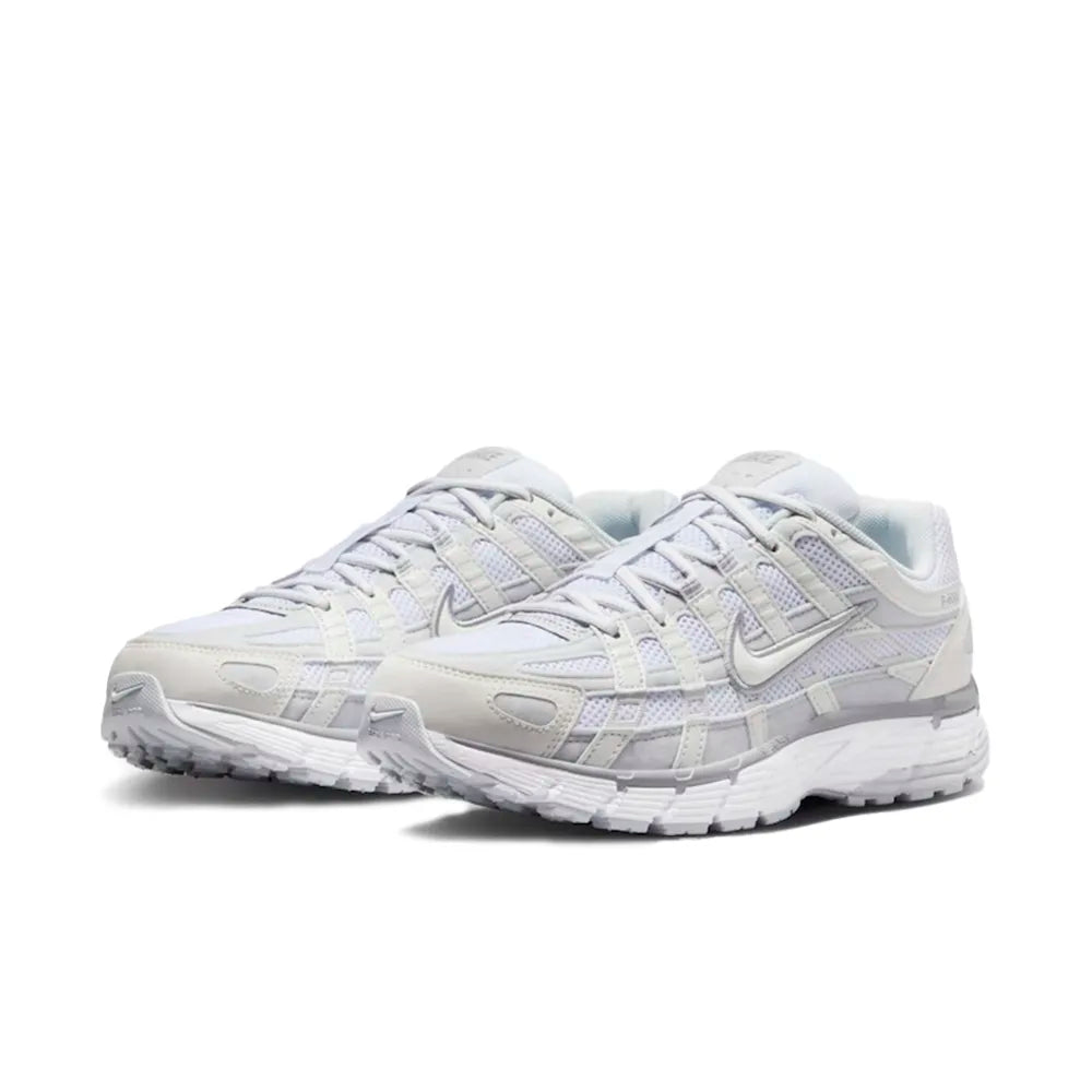 Nike White P-6000 GS Platinum Tint Sneakers