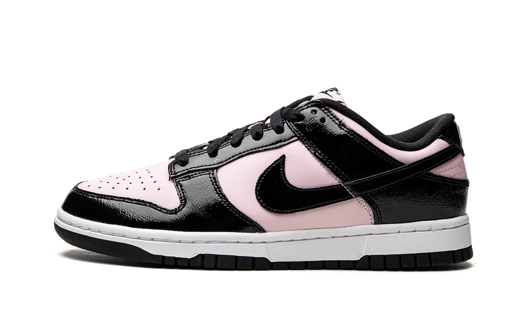 Nike Dunk Low Black Patent Pink Sneakers