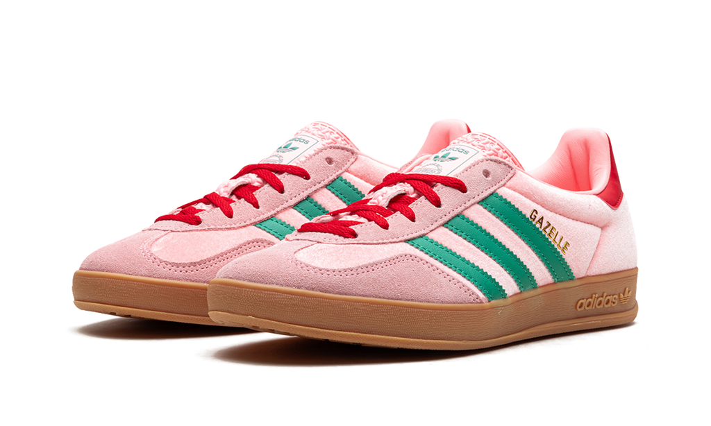 Adidas Pink Gazelle Indoor Velvet Sneakers