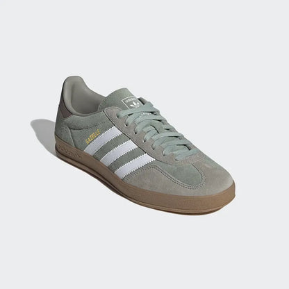 Adidas Silver Gazelle Indoor Green Sneakers