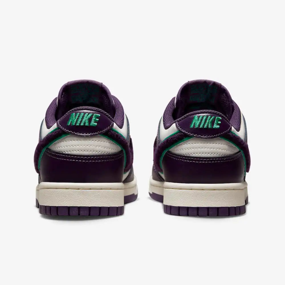 Nike Dunk Low Purple Chenille Swoosh Sail Grand Sneakers