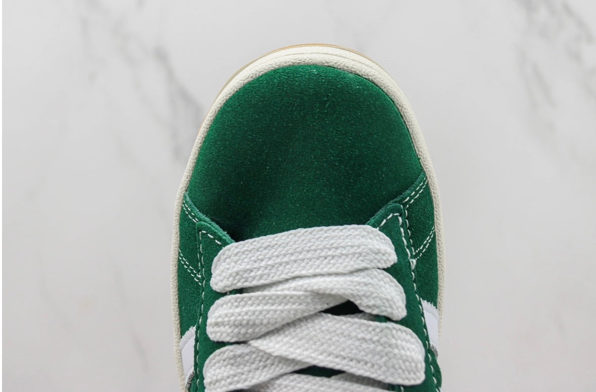 Adidas White Campus 00s Dark Green Cloud Sneakers