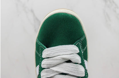 Adidas White Campus 00s Dark Green Cloud Sneakers
