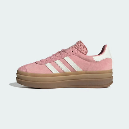 Adidas White Gazelle Bold Wonder Mauve Off Gum Sneakers