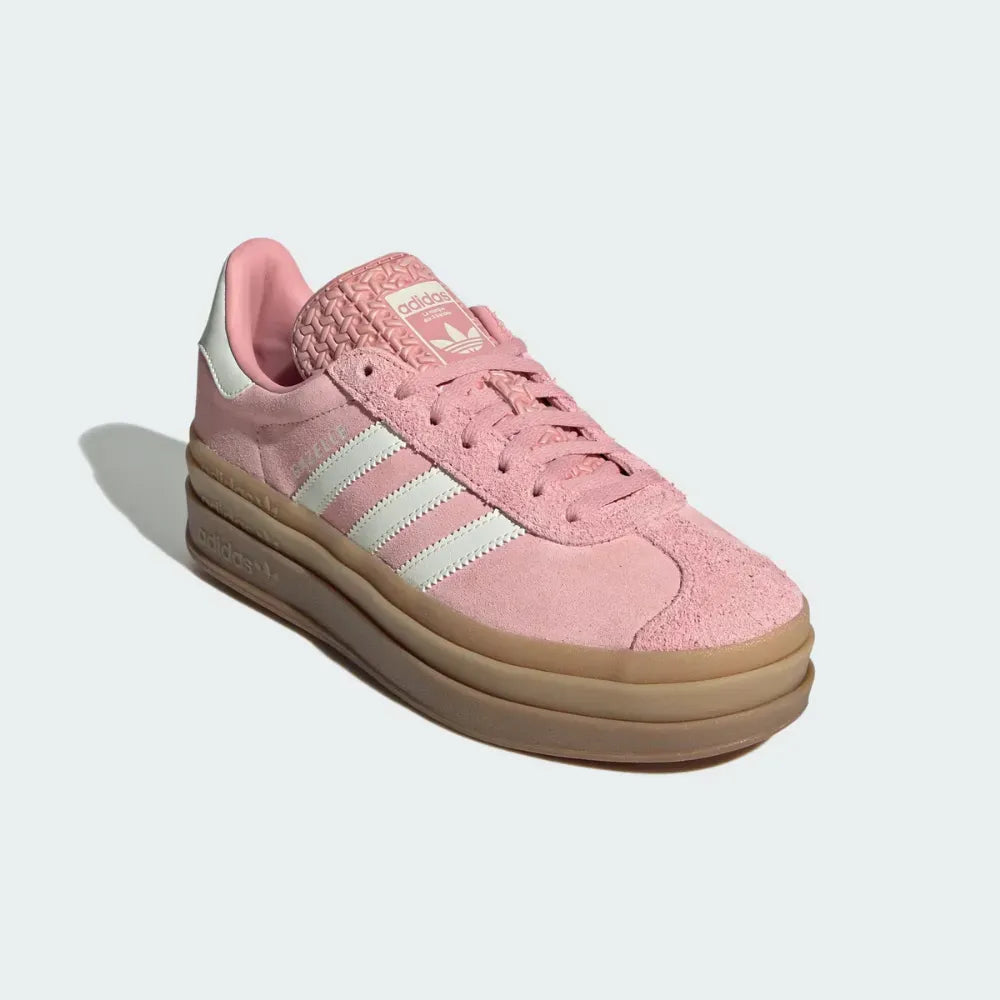 Adidas White Gazelle Bold Wonder Mauve Off Gum Sneakers