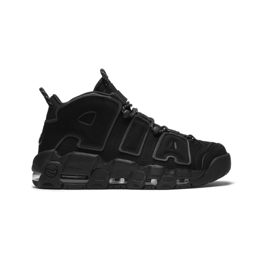 Nike Black Air More Uptempo Reflective Sneakers