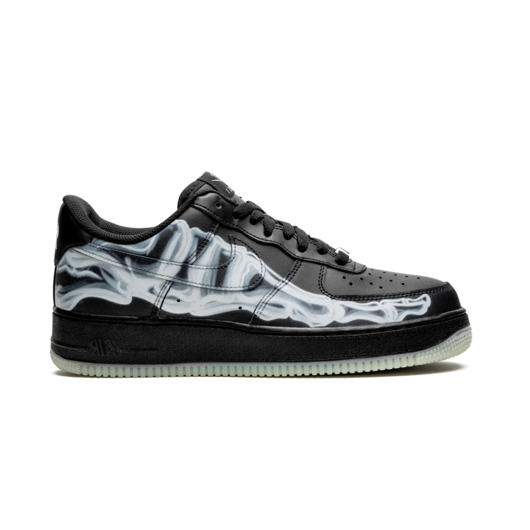 Nike Air Force 1 Black Skeleton Sneakers