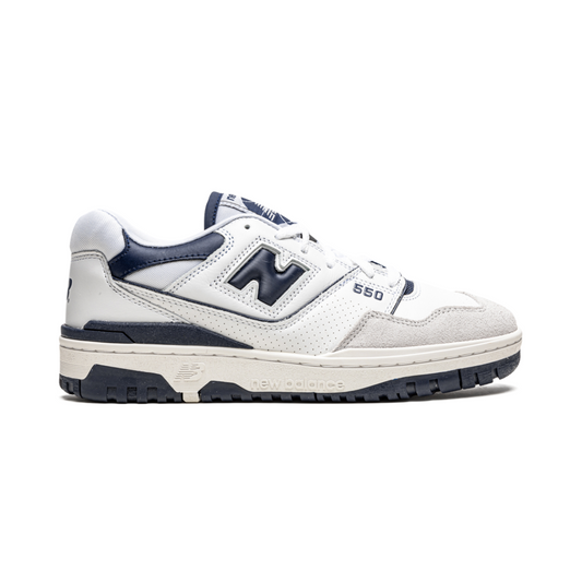 New Balance 550 White Navy Sneakers