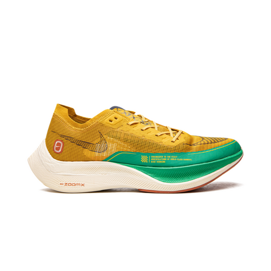 Nike Green ZoomX Vaporfly Next% 2 Dark Sulfur Stadium Sneakers