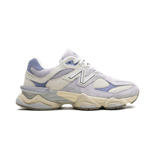 New Balance 9060 Grey Pearl Linen Sneakers