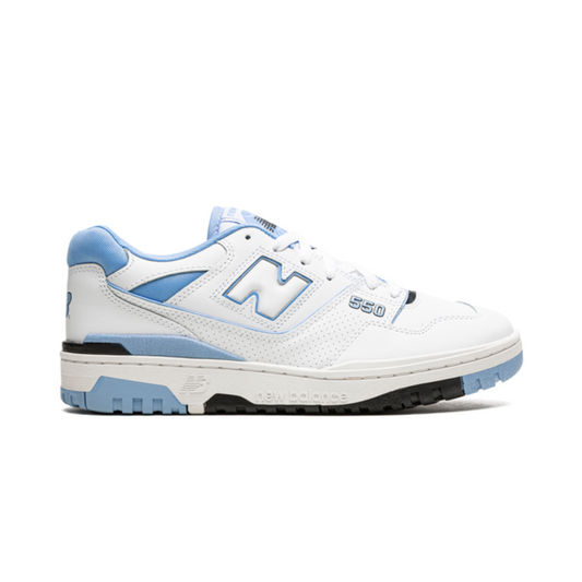 New Balance 550 White Carolina Blue Sneakers