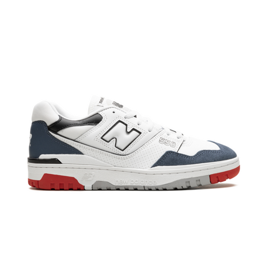 New Balance 550 White Navy Red Sneakers