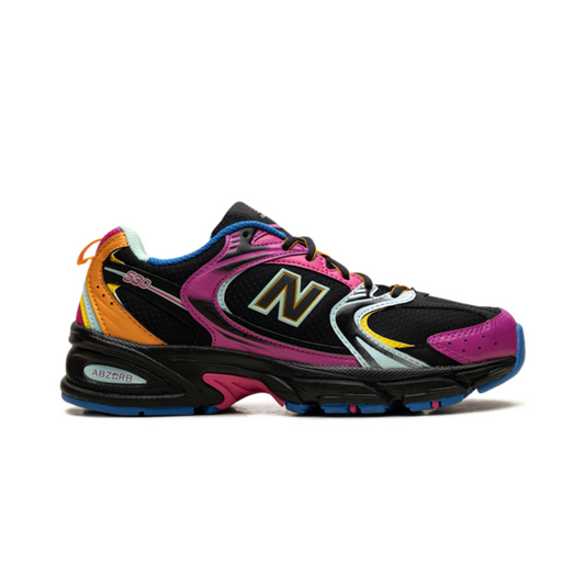 New Balance 530 Black Multi-Color Sneakers