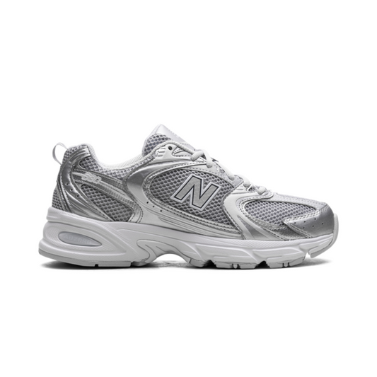 New Balance 530 Silver Moonbeam Metallic Sneakers