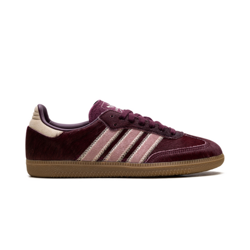 Adidas Samba Maroon Sand Strata Pony Sneakers