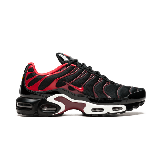 Nike Air Max Black Plus and Red Sneakers