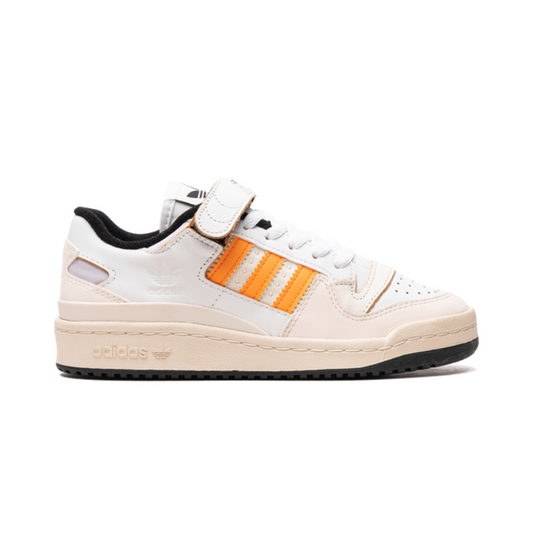 Adidas White Forum 84 Lo Wmns Off-White / Orange Rush Sneakers
