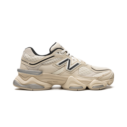 New Balance 9060 Black Turtledove Silver Metallic Sneakers