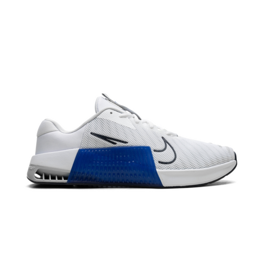 Nike White Metcon 9 Racer Blue Sneakers