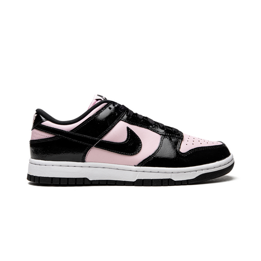 Nike Dunk Low Black Patent Pink Sneakers