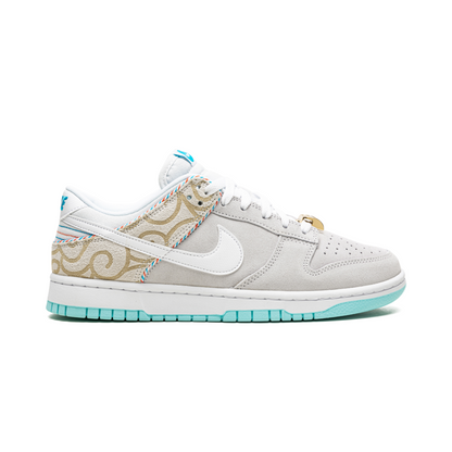 Nike Dunk Low Grey Barber Shop Sneakers