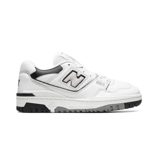 New Balance 550 White Black Rain Cloud Sneakers