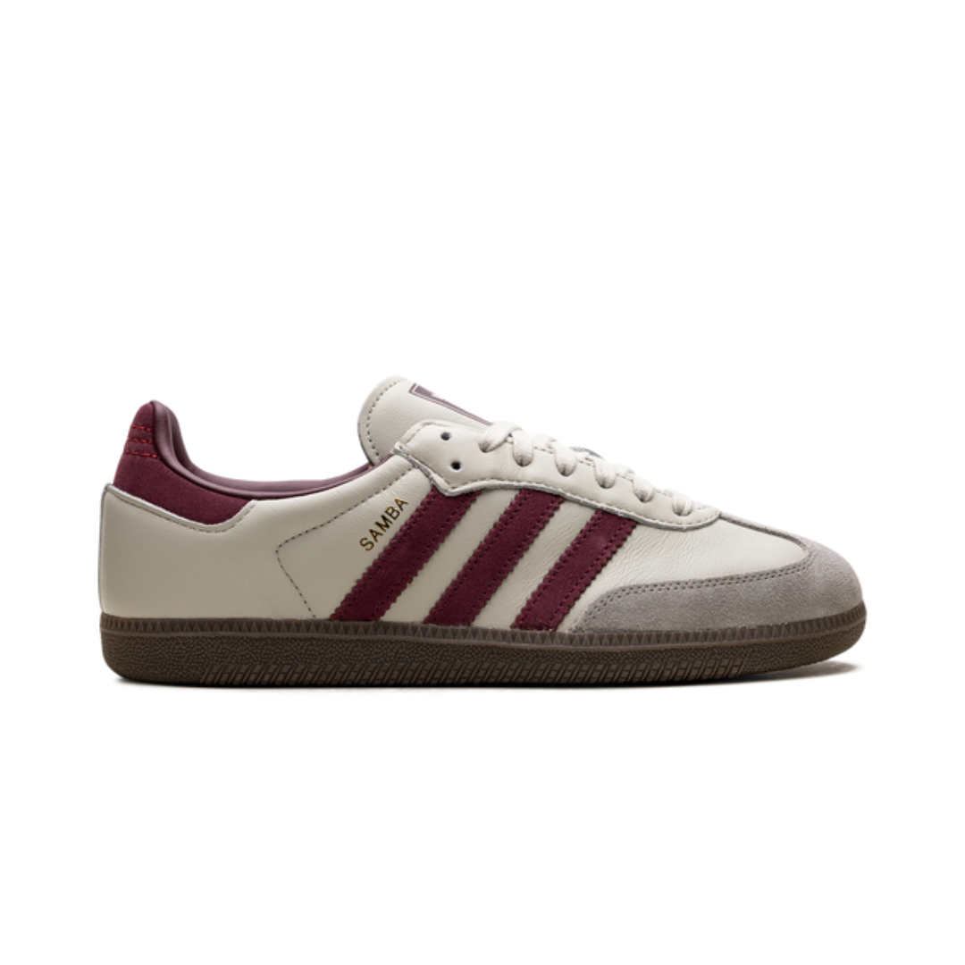 Adidas Samba Grey Putty Maroon Sneakers