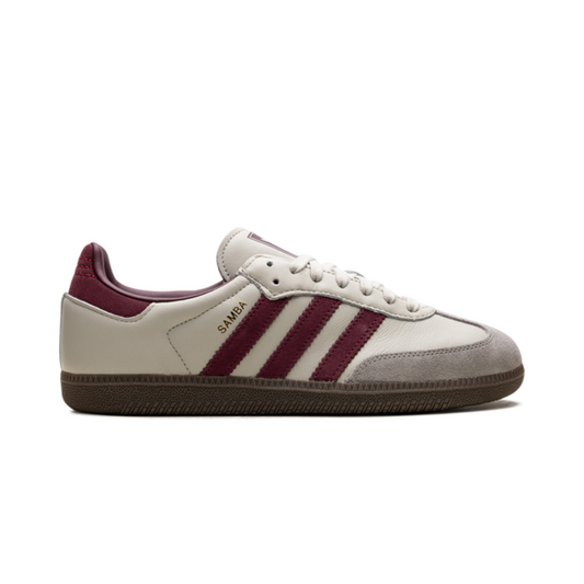 Adidas Samba Grey Putty Maroon Sneakers