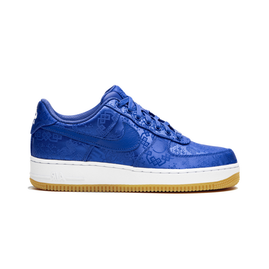 Nike Air Force 1 Blue Clot Silk Sneakers