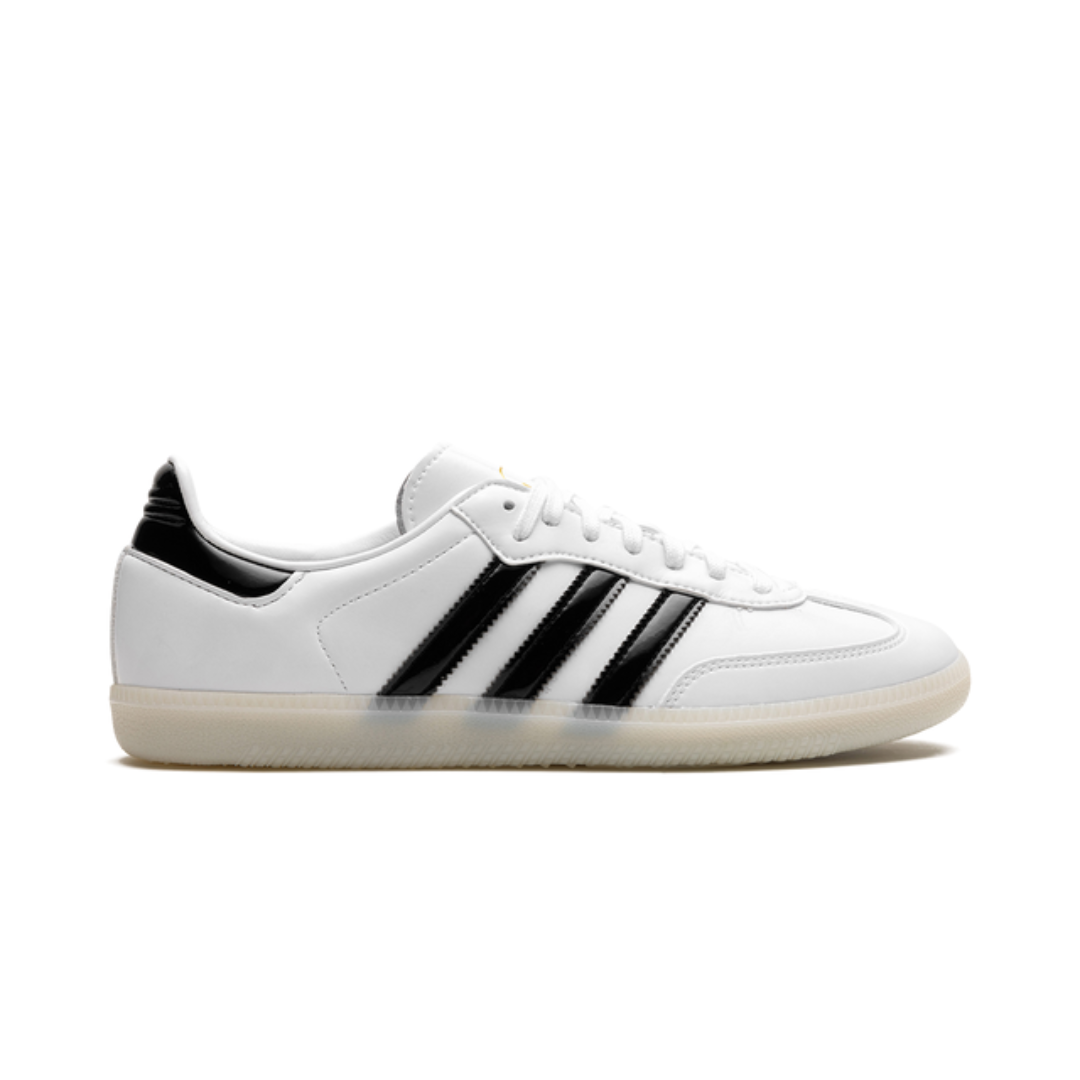 Adidas Samba White Patent Leather Sneakers