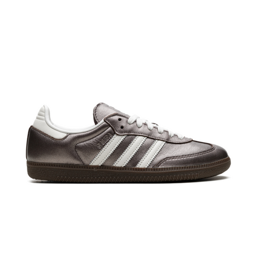 Adidas Samba White Metallic Purple Sneakers