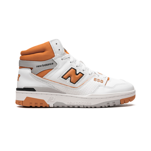New Balance White 650 White/Canyon Sneakers