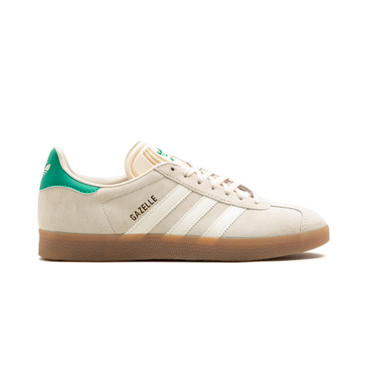 Adidas White Gazelle Wonder Green Sneakers