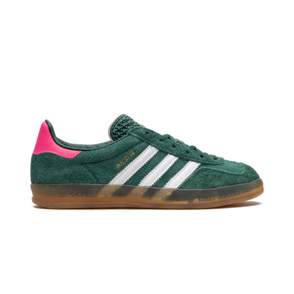 Adidas Green Gazelle Indoor Collegiate Lucid Pink Sneakers