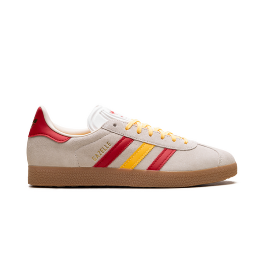 Adidas White Gazelle Spark Scarlet Sneakers