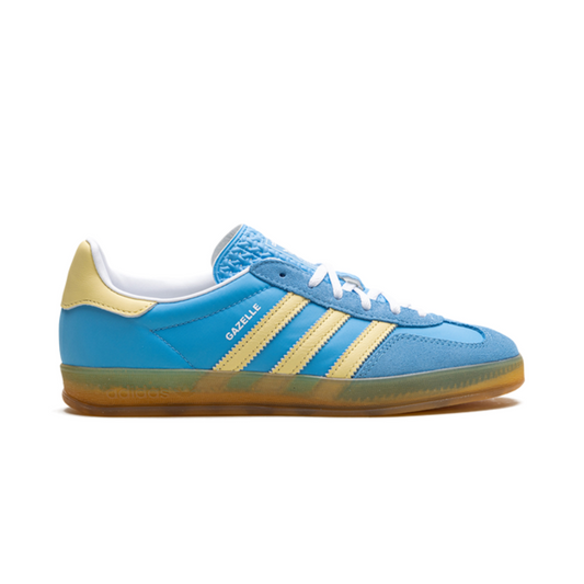 Adidas Blue Gazelle IndoorSemi Burst Almost Yellow Sneakers