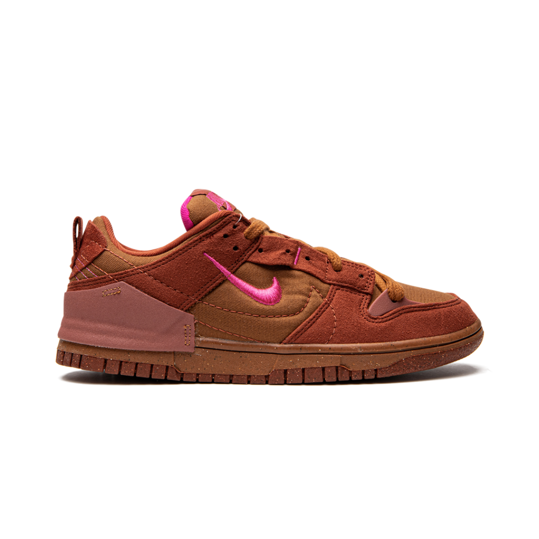 Nike Dunk Low Pink Disrupt 2 Desert Bronze Prime Sneakers