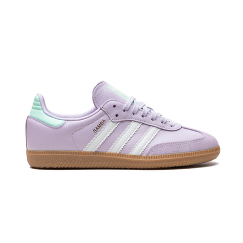 Adidas Samba Green Mineral Crystal Sand Sneakers