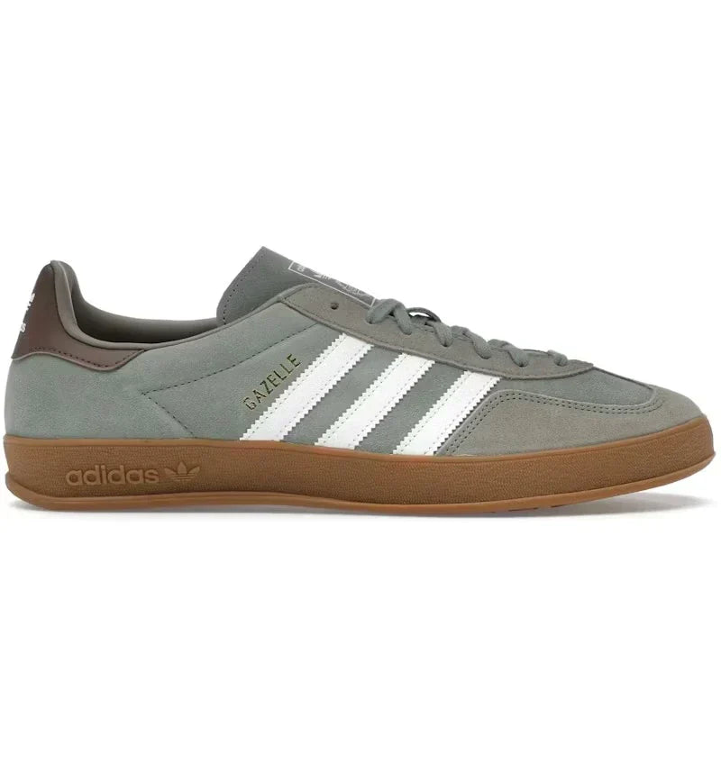 Adidas Silver Gazelle Indoor Green Sneakers