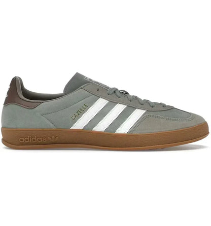 Adidas Silver Gazelle Indoor Green Sneakers