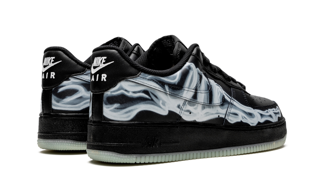 Nike Air Force 1 Black Skeleton Sneakers