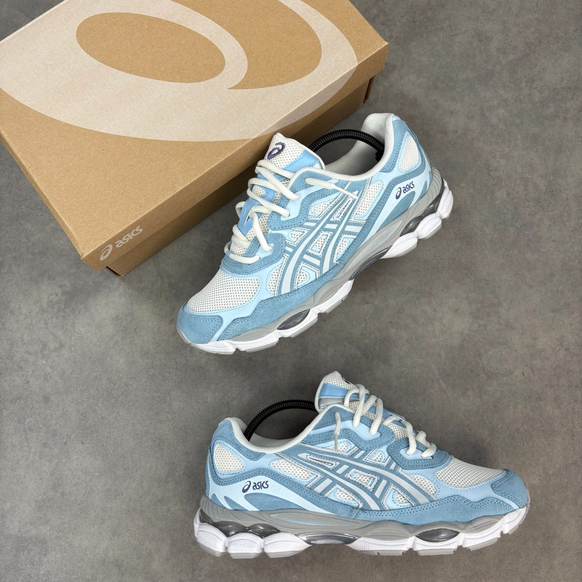 ASICS Gel NYC Cream Arctic Sky Sneakers
