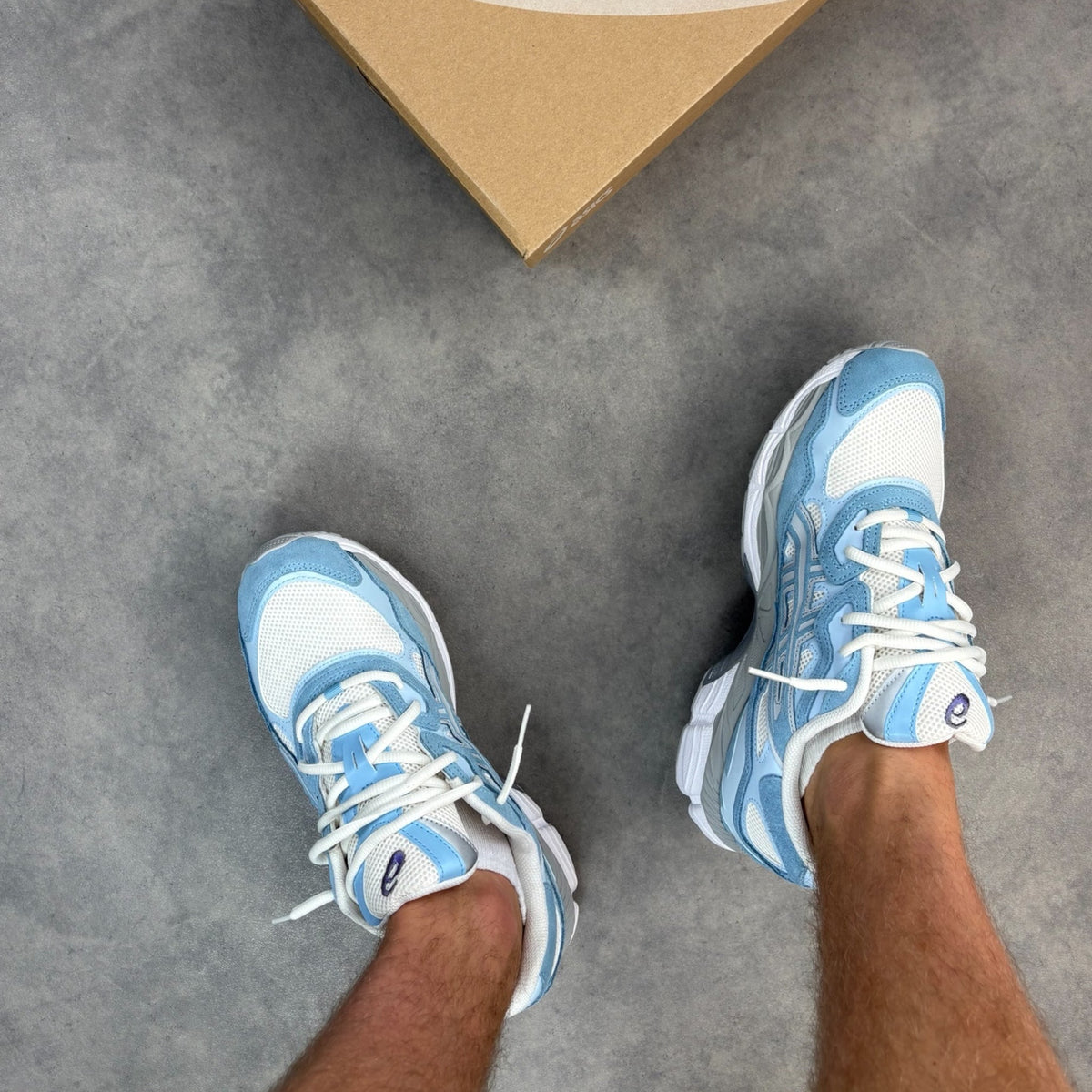 ASICS Gel NYC Cream Arctic Sky Sneakers